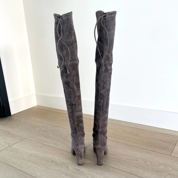 STUART WEITZMAN Highland OTK Suede Boots 6.5 - Picture 7 of 14